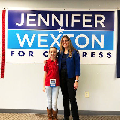 Sidonie Gillette with Jennifer Wexton