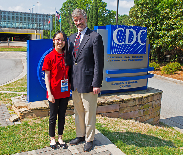 Victoria and Ron Salerno, director of the CDC’s Division of Laboratory Systems at the CDC