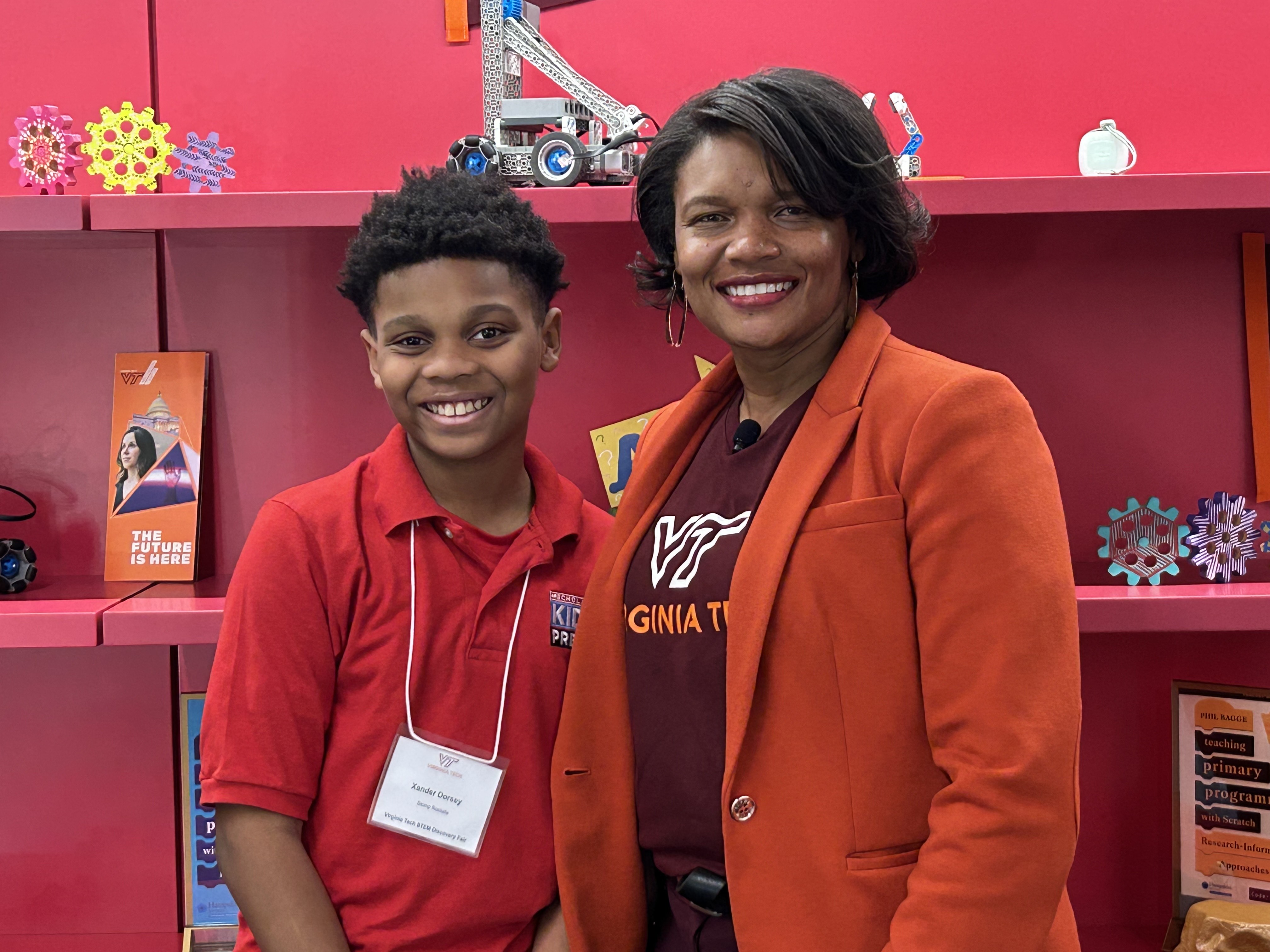 Scholastic Kid Reporter Xander Dorsey at Virginia Tech's STEM Discovery Fair Scholastic Kid Reporter Xander Dorsey at Virginia Tech's STEM Discovery Fair