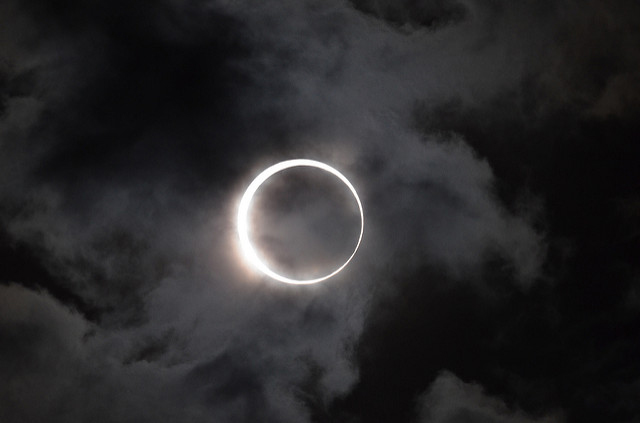 A solar eclipse