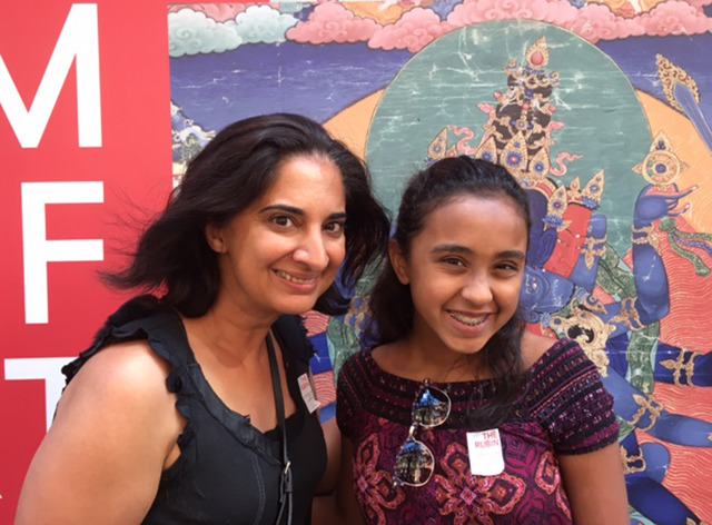 Mallika Chopra and Sunaya at the Rubin Museum of Art in New York City 