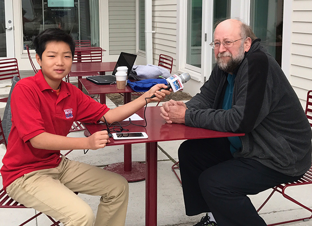 Stone interviews Acton resident Allen Nitschelm.