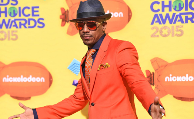 Nick Cannon strikes a pose at Nickelodeon’s Annual Kids’ Choice Awards on March 28 at the Forum in Inglewood, California.