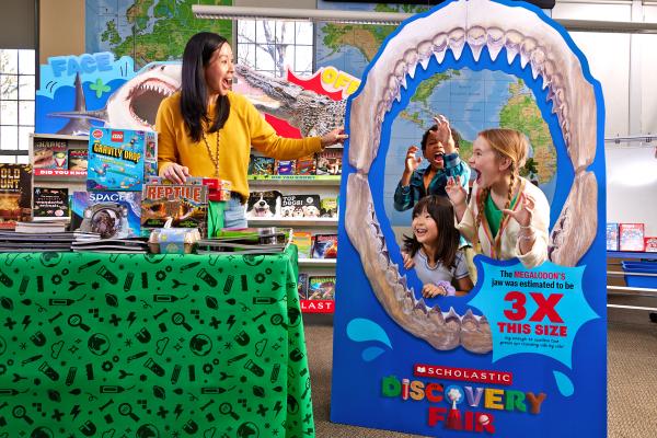 Scholastic's Discovery Fair has more than 175 different science books and activity kits (photo courtesy of Scholastic). 