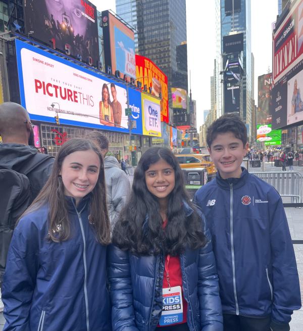 Leyla pictured with Youth Ambassadors for Rising NYRR Leyla pictured with Youth Ambassadors for Rising NYRR