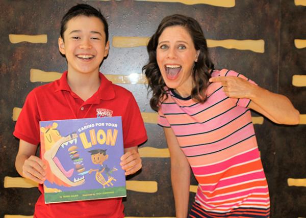 Max with children’s author Tammi Sauer