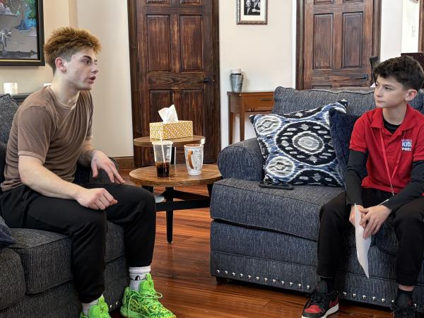 Quinn Derheimer trains in Milwaukee during the week and returns home to Indiana on the weekends to spend time with his family. 