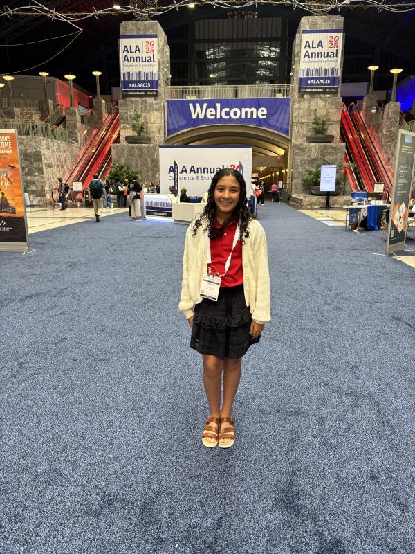 Scholastic Kid Reporter Sara Adibi at The American Library Association's (ALA) annual conference in Philadelphia Scholastic Kid Reporter Sara Adibi at The American Library Association's (ALA) annual conference in Philadelphia