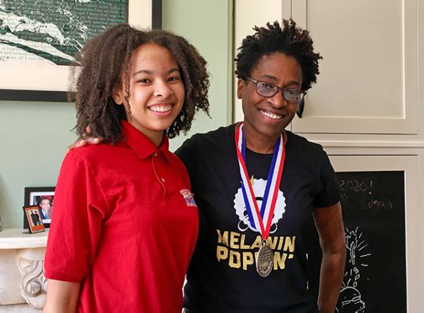 Adedayo with Jacqueline Woodson