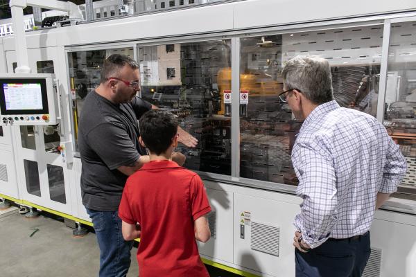 Kenneth Stead shares about the process of the solar panel manufacturing