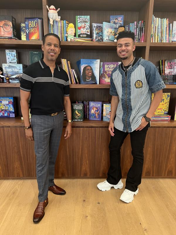 Michael Haggen, Chief Academic Officer at Scholastic, and author Trey Baker both understand the importance of storytelling and mentorship. 