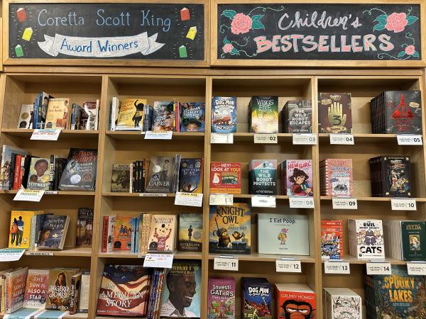Powell’s City of Books huge kid’s section offers a variety of books for kids of all ages