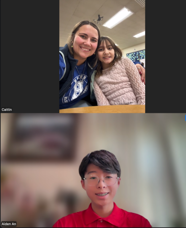 Kid Reporter Aiden An interviews Ms. Caitlin Supple and Eleanor, her former student. 