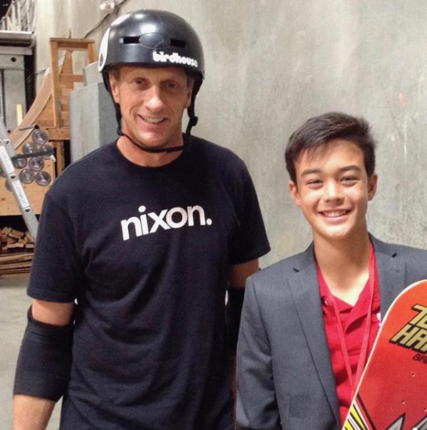 Ben with Hawk in his Vista, California, office