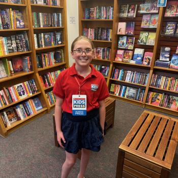 Coco in the Politics and Prose Children and Teen section