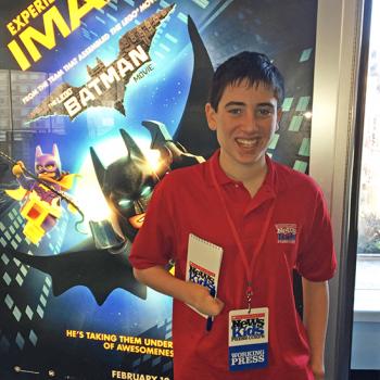 Ethan attends a screening of the new 3D superhero comedy from Warner Bros.