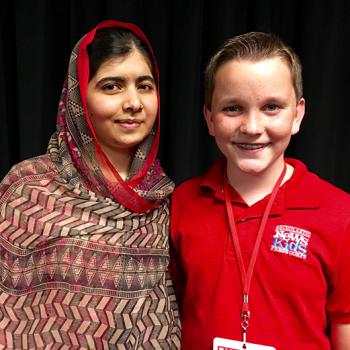 Ryan with Malala Yousafzai