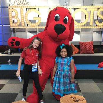 Clifford the Big Red Dog, one of Daliyah’s favorite book characters, even made an appearance on the show! 