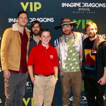 Ryan with the Las Vegas based band Imagine Dragons