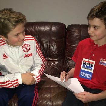 Ben interviews James Livermore, 12, from Emsworth, England