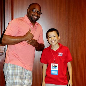 Kwame Alexander with Max
