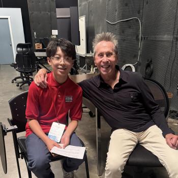 Aiden with Brian Grazer 