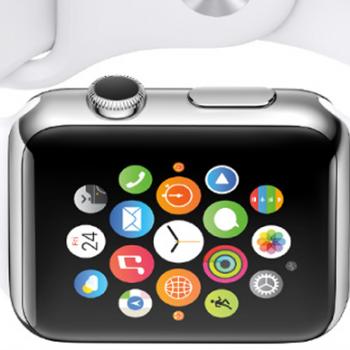 The Apple Watch, an iPhone-compatible smartwatch, will go on sale next month.