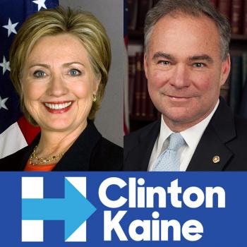 The Democratic ticket: Clinton and Kaine