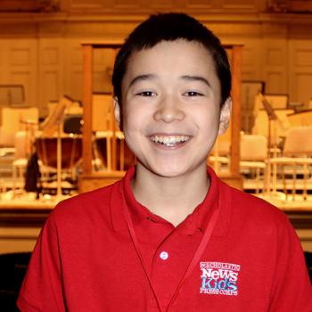 Max reporting from the Boston Symphony Hall before the Budapest Festival Orchestra concert